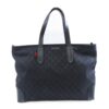 Gucci Canvas Tote Bag Silver Hand-ground Bag Black Tote Bag Black Canvas - Image 9