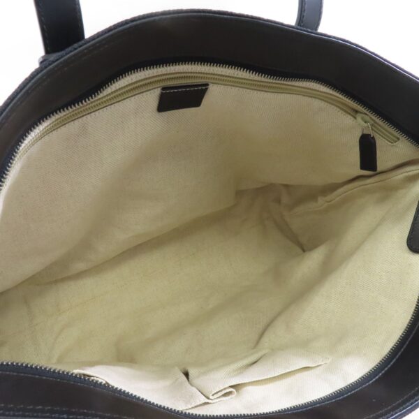 Gucci Canvas Tote Bag Silver Hand-ground Bag Black Tote Bag Black Canvas - Image 8