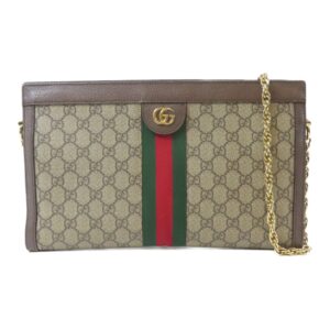Gucci Ophidia Chain Shoulder Bag Medium, GG Supreme