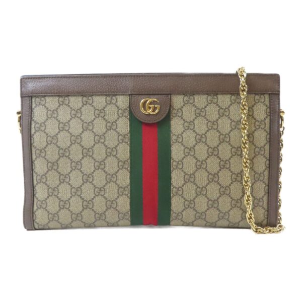Gucci Ophidia Chain Shoulder Bag Medium, GG Supreme