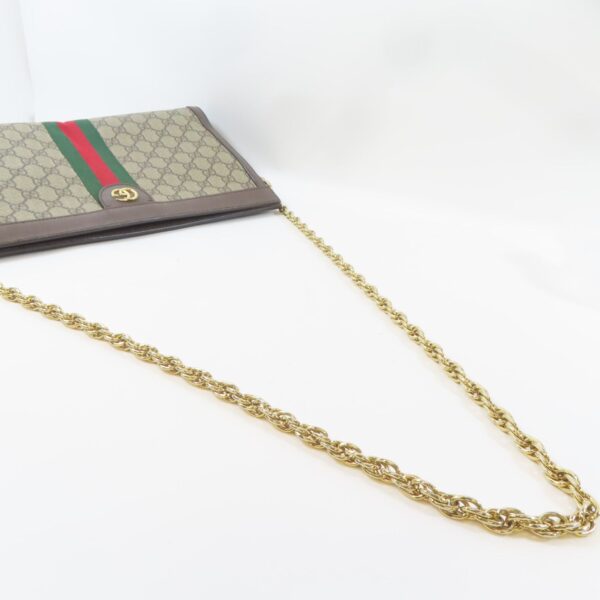 Gucci Ophidia Chain Shoulder Bag Medium, GG Supreme - Image 3