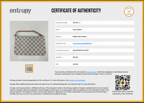 Louis Vuitton Damier Azur Canvas - Image 9