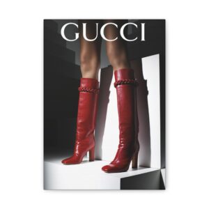 CANVAS Red Boot Luxury Designer