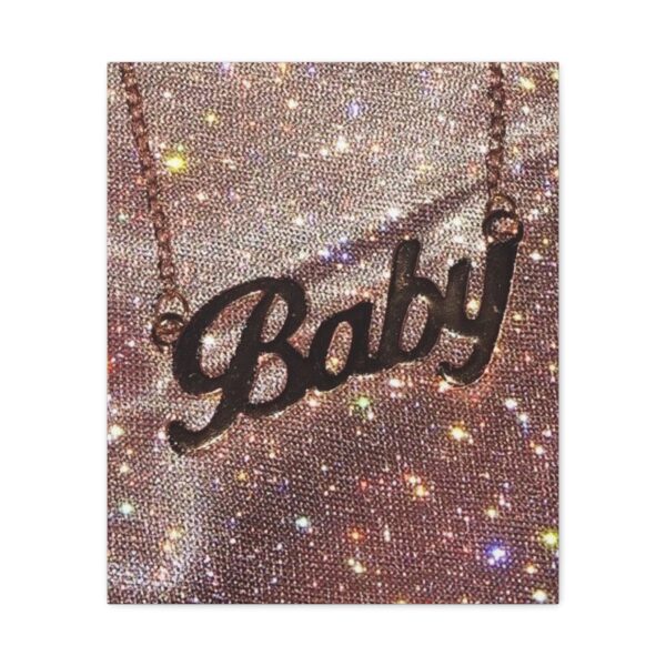 Sparkly Baby Canvas Art Print | Home Decor,  Glitter Decor, Contemporary Art - Image 13