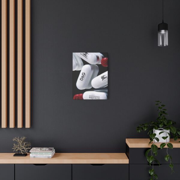 CANVAS, Designer Drug Capsule Canvas Print, Trendy Home Decor, Fashion Wall Art, Unique Gift for Fashion Lovers, Stylish Office Decor - Image 8