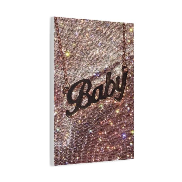 Sparkly Baby Canvas Art Print | Home Decor,  Glitter Decor, Contemporary Art - Image 6