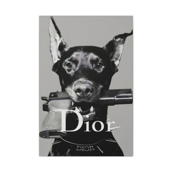 CANVAS Stylish Dog Wall Art Canvas Print,  Luxury Art, Fashion - Image 13