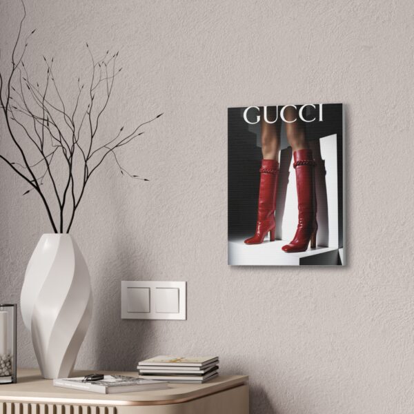 CANVAS Red Boot Luxury Designer - Image 8