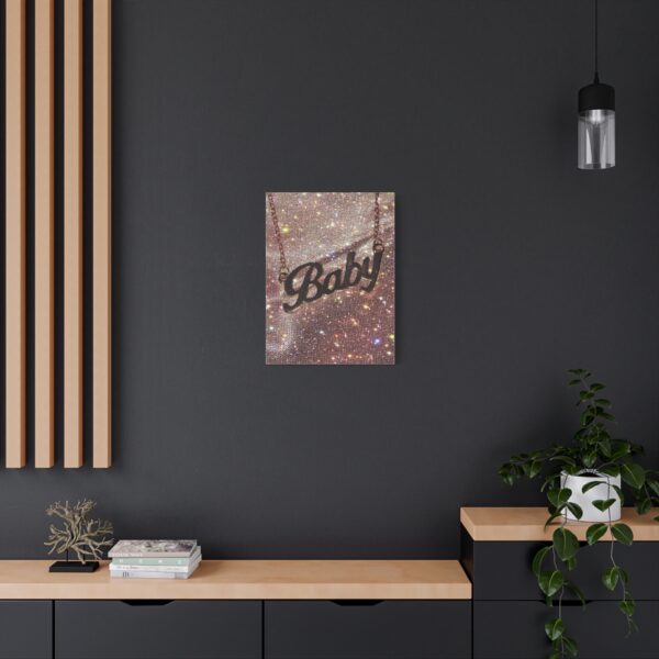 Sparkly Baby Canvas Art Print | Home Decor,  Glitter Decor, Contemporary Art - Image 12