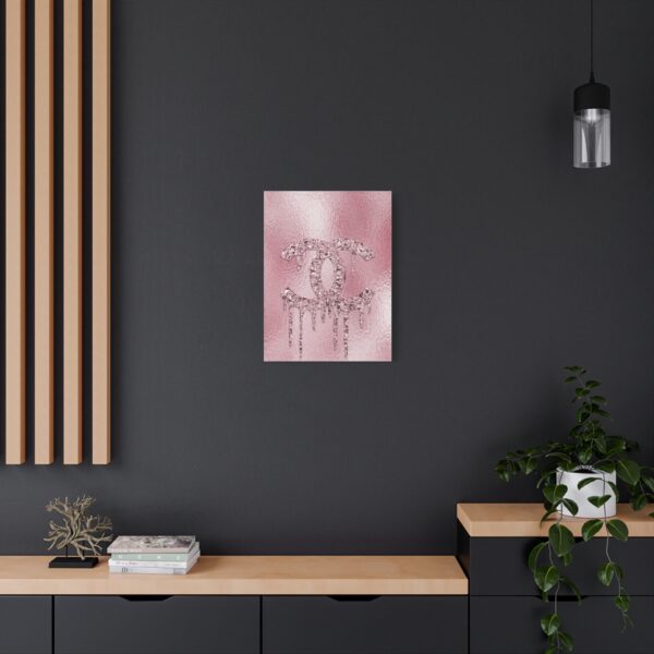 Rose Gold Drip Canvas Art, Chic Wall Decor, Fashion Home Decor, Stylish Gift for Her, Trendy Room Accent - Image 8