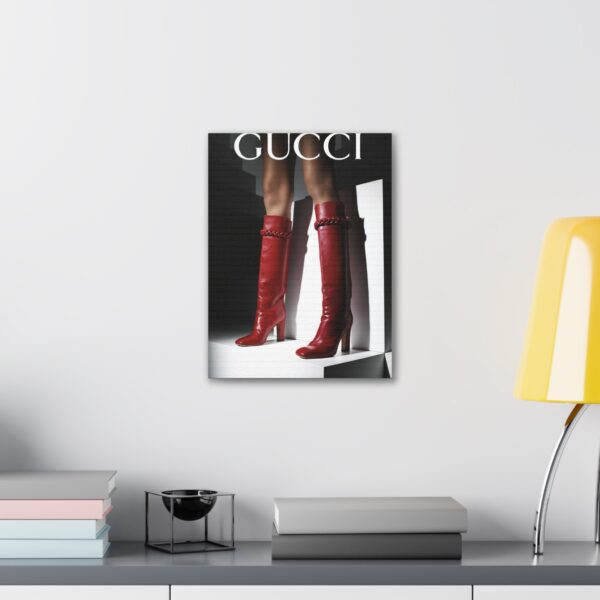 CANVAS Red Boot Luxury Designer - Image 7