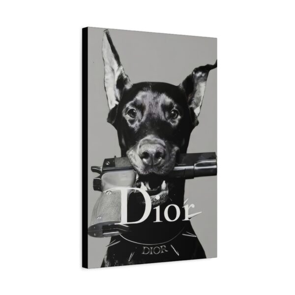 CANVAS Stylish Dog Wall Art Canvas Print,  Luxury Art, Fashion - Image 6