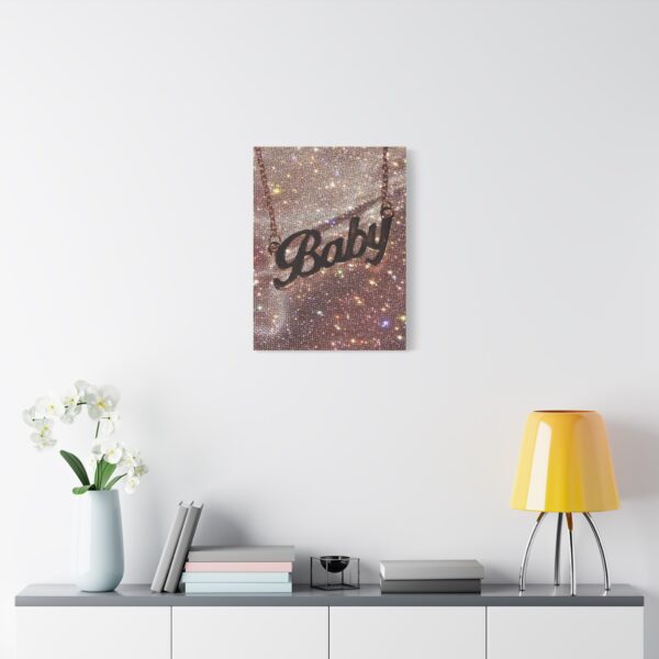 Sparkly Baby Canvas Art Print | Home Decor,  Glitter Decor, Contemporary Art - Image 11