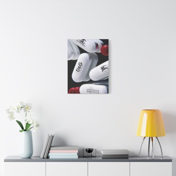 CANVAS, Designer Drug Capsule Canvas Print, Trendy Home Decor, Fashion Wall Art, Unique Gift for Fashion Lovers, Stylish Office Decor - Image 7