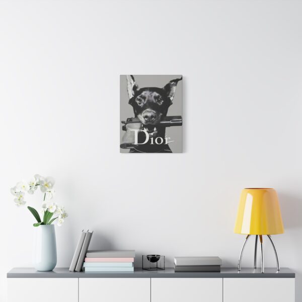 CANVAS Stylish Dog Wall Art Canvas Print,  Luxury Art, Fashion - Image 3
