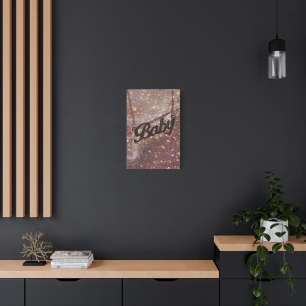 Sparkly Baby Canvas Art Print | Home Decor,  Glitter Decor, Contemporary Art - Image 8