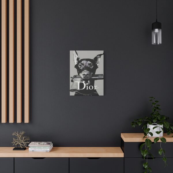 CANVAS Stylish Dog Wall Art Canvas Print,  Luxury Art, Fashion - Image 12