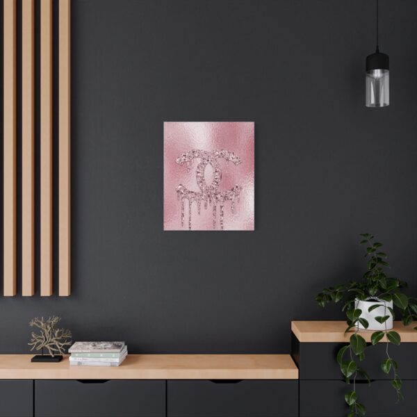 Rose Gold Drip Canvas Art, Chic Wall Decor, Fashion Home Decor, Stylish Gift for Her, Trendy Room Accent - Image 12