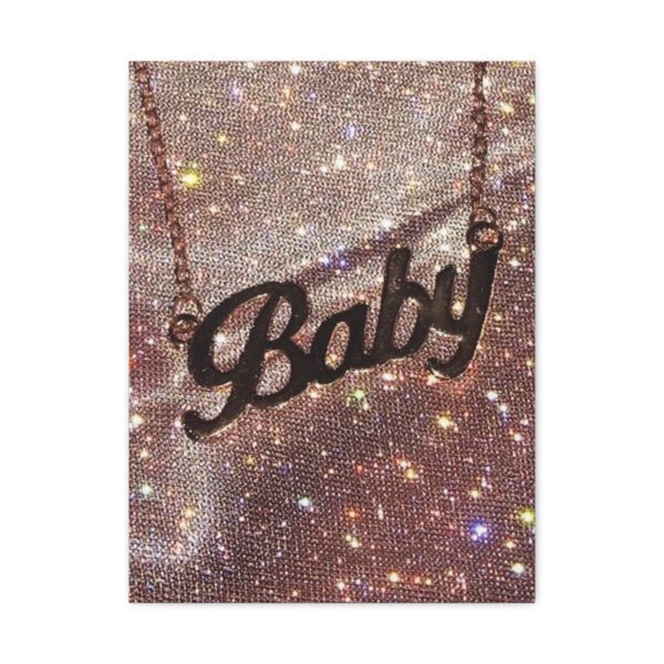 Sparkly Baby Canvas Art Print | Home Decor,  Glitter Decor, Contemporary Art - Image 9