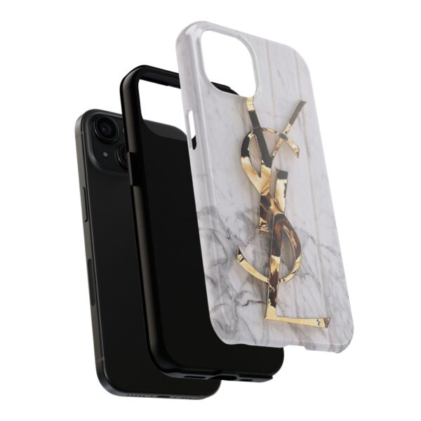 Luxury Designer Brand Chic Tough Phone Case - Image 4