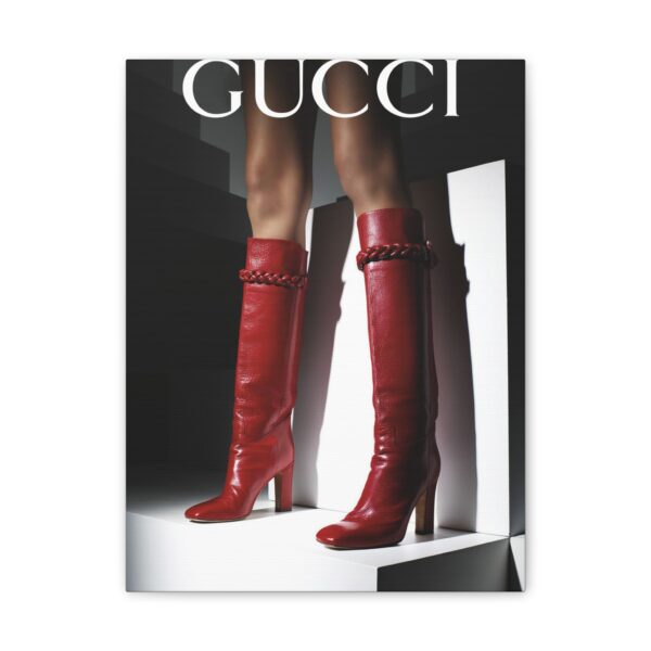 CANVAS Red Boot Luxury Designer - Image 5