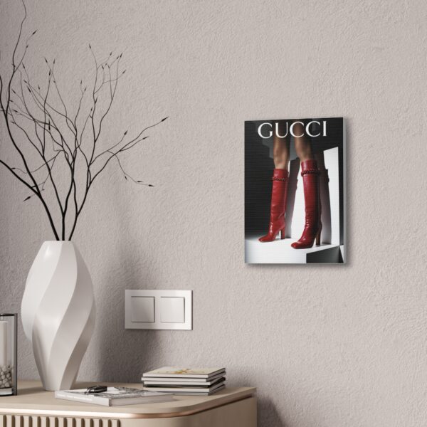 CANVAS Red Boot Luxury Designer - Image 4