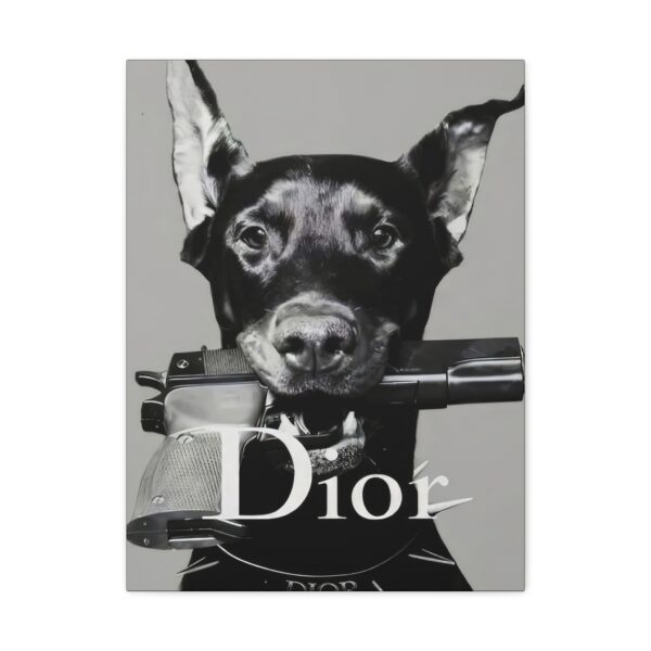 CANVAS Stylish Dog Wall Art Canvas Print,  Luxury Art, Fashion - Image 9