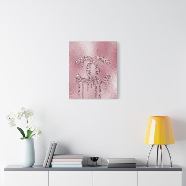 Rose Gold Drip Canvas Art, Chic Wall Decor, Fashion Home Decor, Stylish Gift for Her, Trendy Room Accent - Image 11