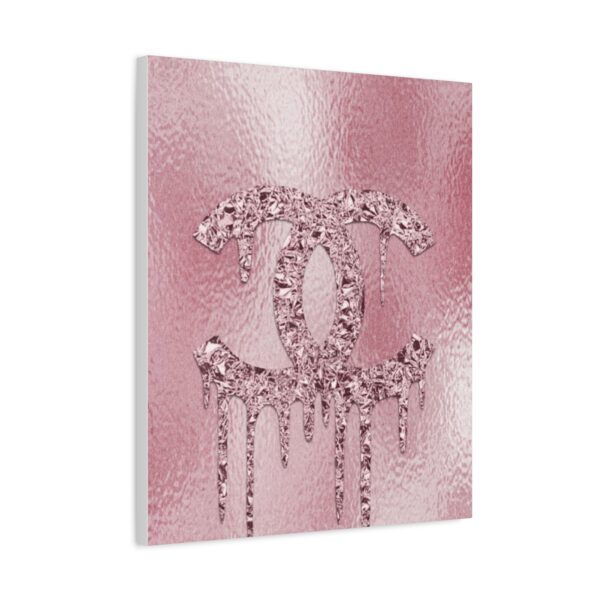 Rose Gold Drip Canvas Art, Chic Wall Decor, Fashion Home Decor, Stylish Gift for Her, Trendy Room Accent - Image 10