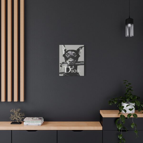 CANVAS Stylish Dog Wall Art Canvas Print,  Luxury Art, Fashion - Image 4