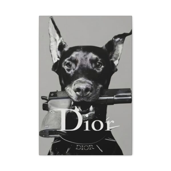 CANVAS Stylish Dog Wall Art Canvas Print,  Luxury Art, Fashion - Image 5