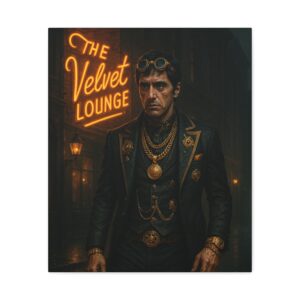 Vintage Steampunk Canvas Art Print, Wall Decor, Home Office Decoration, Unique Gift for Art Lovers, Gothic Aesthetic